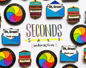 Seconds Interactive Pin Sale!