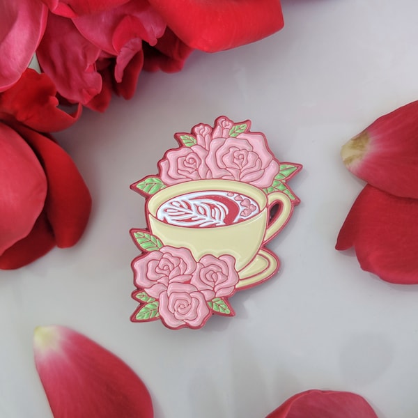 Rose Latte | Soft Enamel Pin