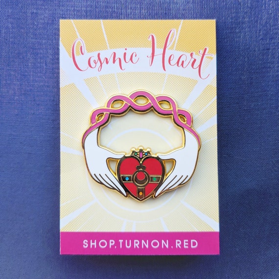 Sailor Moon Claddagh Enamel Pin Etsy