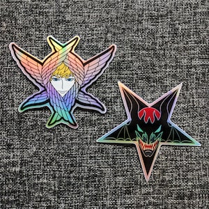 Devilman Crybaby Holographic Stickers