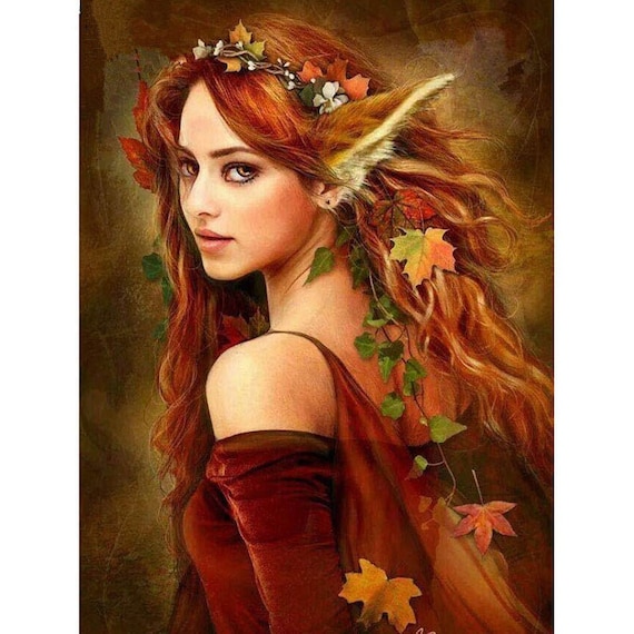 5D Diamond Painting Fairy Girl Diy Diamond Embroidery Square Round Full Drill Diamond Painting Kit