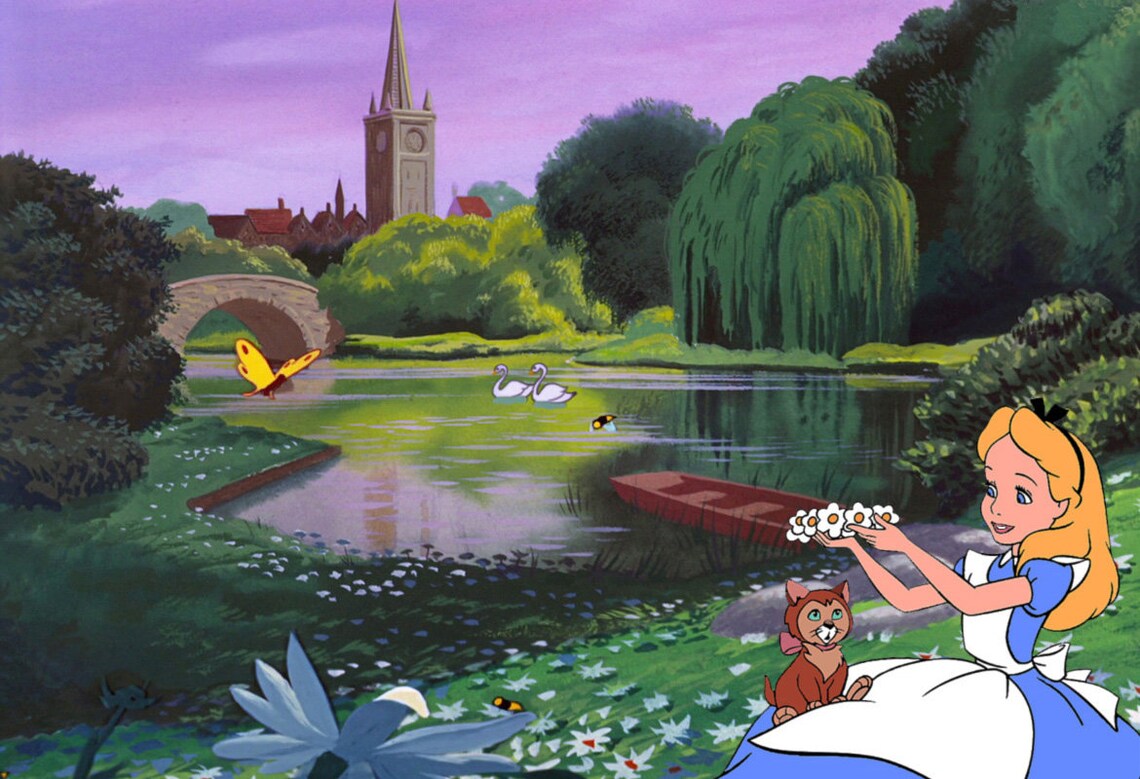 5D DIY Diamond Painting Alice in Wonderland Full Drill Resin | Etsy