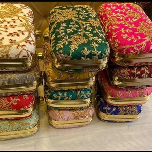 100 Pieces Clutch Bags, Indian Wedding Gifts, Wedding favor, Diwali Gift, Handbag, Indian Clutches, Gift for Her, Return Gift