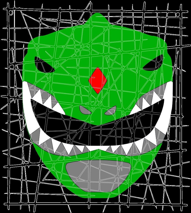 Green Ranger Power Ranger SVG file Etsy