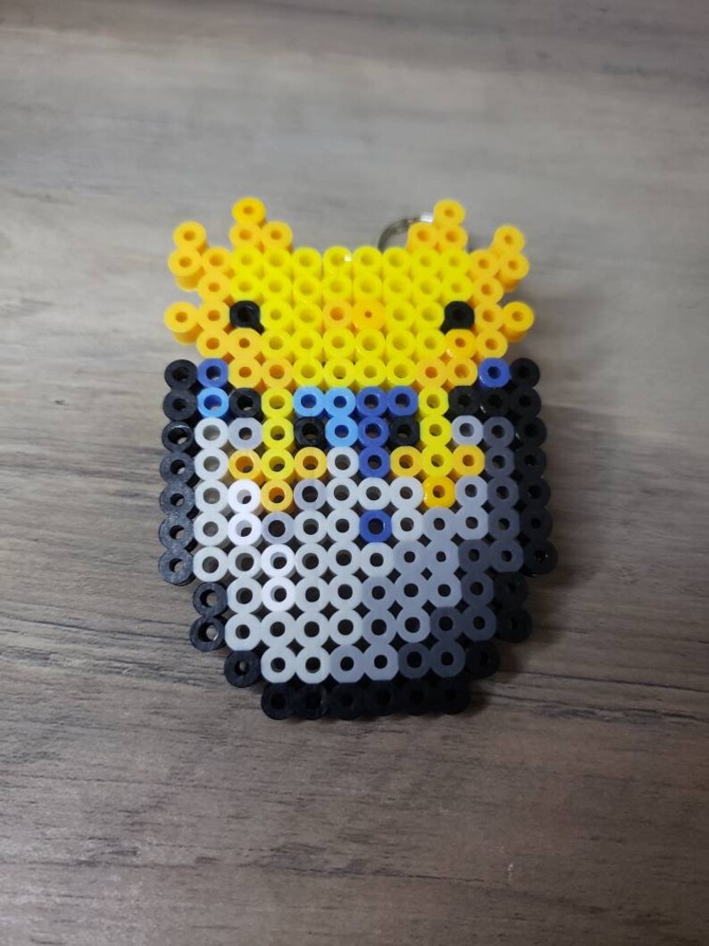 Minecraft Inspired Axolotl Bucket Perler Bead Keychains Etsy Finland