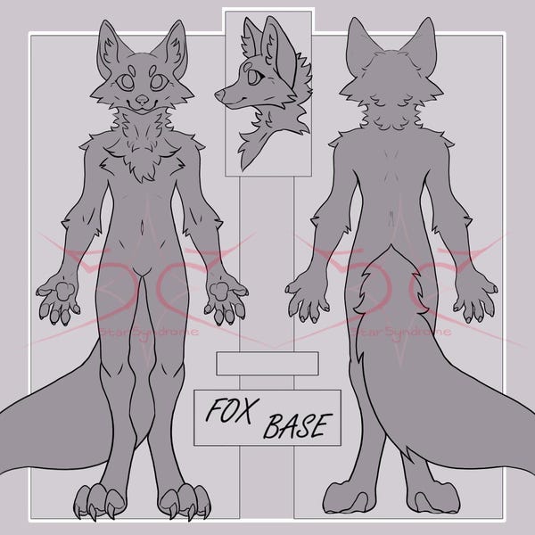 Furry Ref Sheet - Etsy