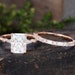 see more listings in the Moissanite ring set section