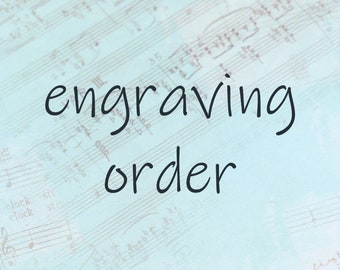 Engarving order