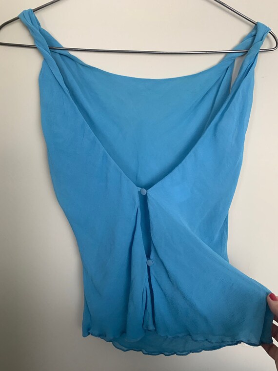 Vintage 90s silk crepe tank