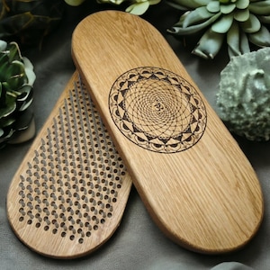 Wooden Sadhu Board with nails for foot massage, Meditation gift, Yoga gift, Personalized gift, Sadhu Brett, Meditation Tools, Gift for Yogi