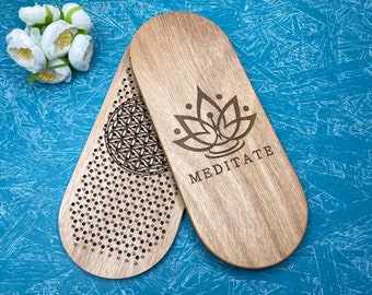 Sadhu lightweight board, Custom yoga gift, Meditation gift, Wooden Sadhu Board with nails for foot massage, Yoga gifts, Board with nails