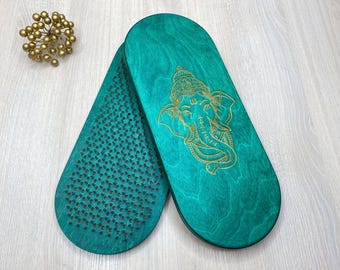 Sadhu Board für Meditation & Yoga, spirituelles Akupressur Geschenk, handgemachtes Shakti Set