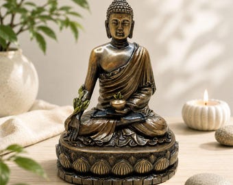 Buddha Statue, Buddha Statue Stone, Indian Buddha Statue, home decor, vintage decor, gift Buddha, Buddha figure, Meditation, Gift of yoga