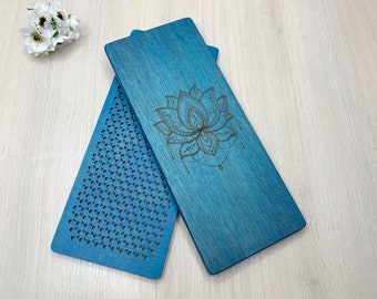 Custom yoga gifts, Meditation gift, Wooden Sadhu Board with nails for foot massage, Yoga gifts