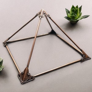 Small copper pyramid, Handmade Copper Pyramid, Meru Pyramid, Copper pyramid, Healing Pyramid, Copper pyramid healing, Meditation