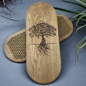 Wooden Sadhu Board with nails for foot massage, Sadhu Brett, Board With Nails, Meditation Tools, Gift for Yogi, Yoga gifts, Meditation gift