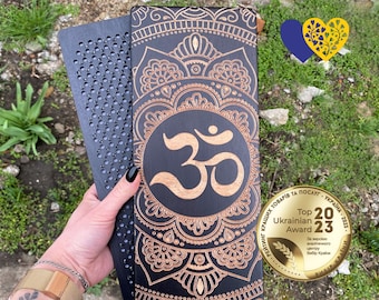 Sadhu board for traveling, Sadhu lightweight board, Meditation gift, Sadhu Board with nails, Yoga gifts, Board with the Om sign, Custom gift