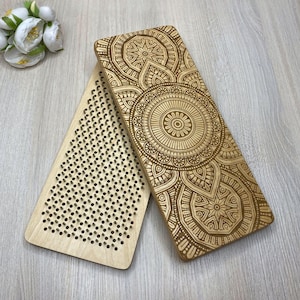 Wooden Sadhu Board with nails for foot massage, Yoga gifts, Nagelbrett for Yogi, Meditation gift, Board with nails, Meditation tool
