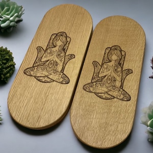 Custom yoga gifts, Wooden Sadhu Board with nails for foot massage, Sadhu Brett, Board With Nails, Meditation Tools, Yoga women gifts