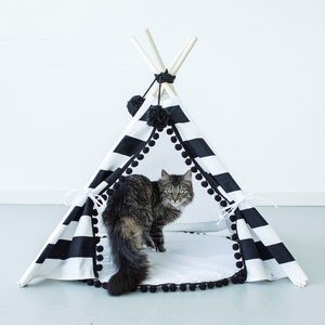 Cat Tent Cotton Dog Teepee Pet Bed cave Cat House for Pet