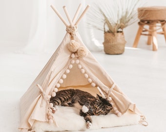 teepee cat tree