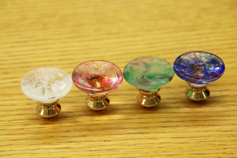Vintage Murano Glass Multi Coloured Knobs & Pulls Etsy UK