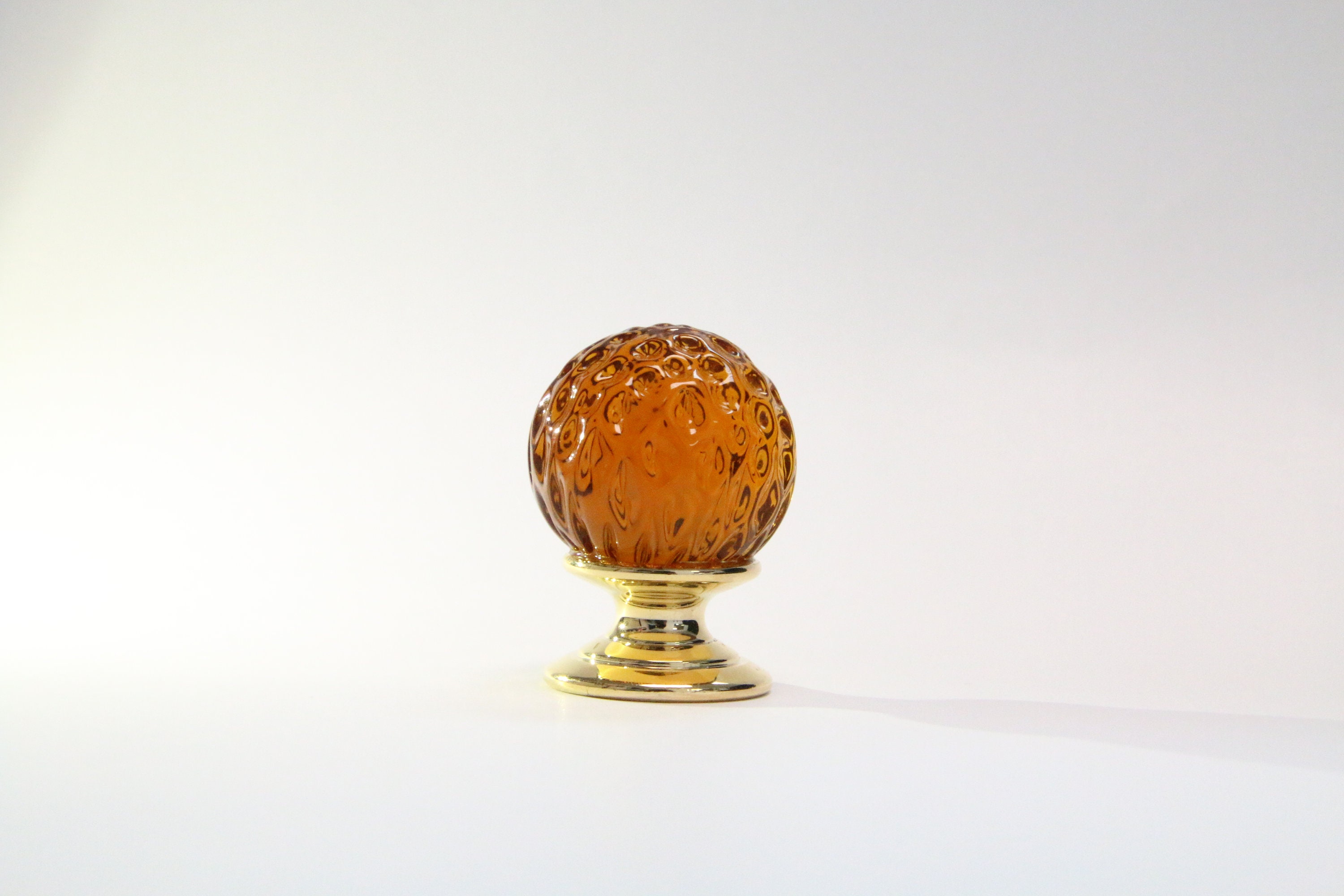 Vintage Murano Glass Golf Ball Knobs & Pulls, Glass Golf Ball