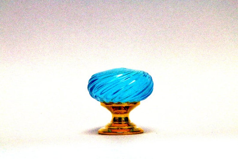 Vintage Murano Knobs & Pulls, Glass Knob, Vintage