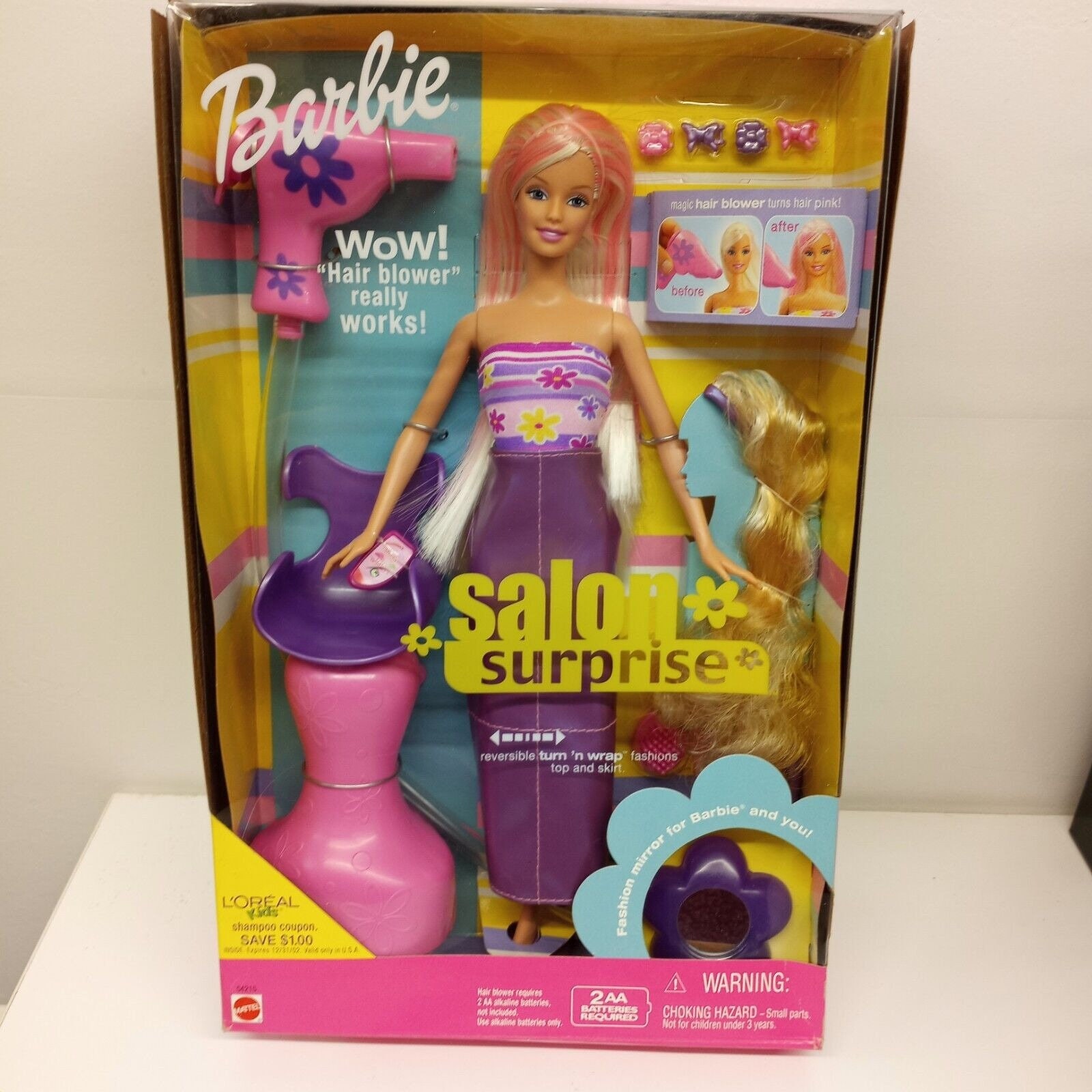 Barbie Hairstylist Gift Set Com Acessórios De Beleza Material