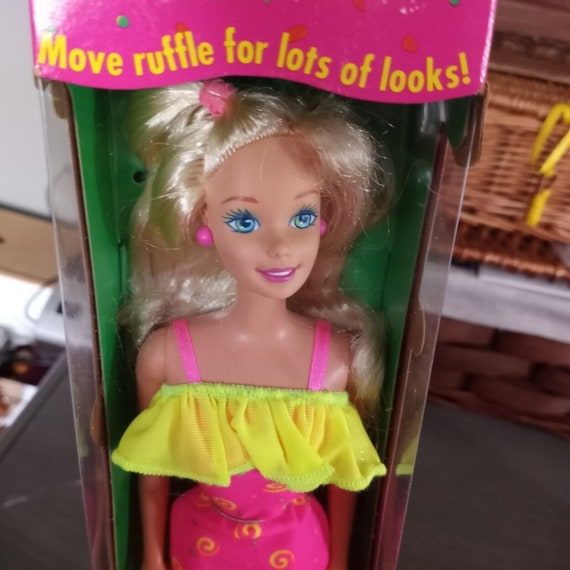 Barbie ruffle fun 1994 hot sale