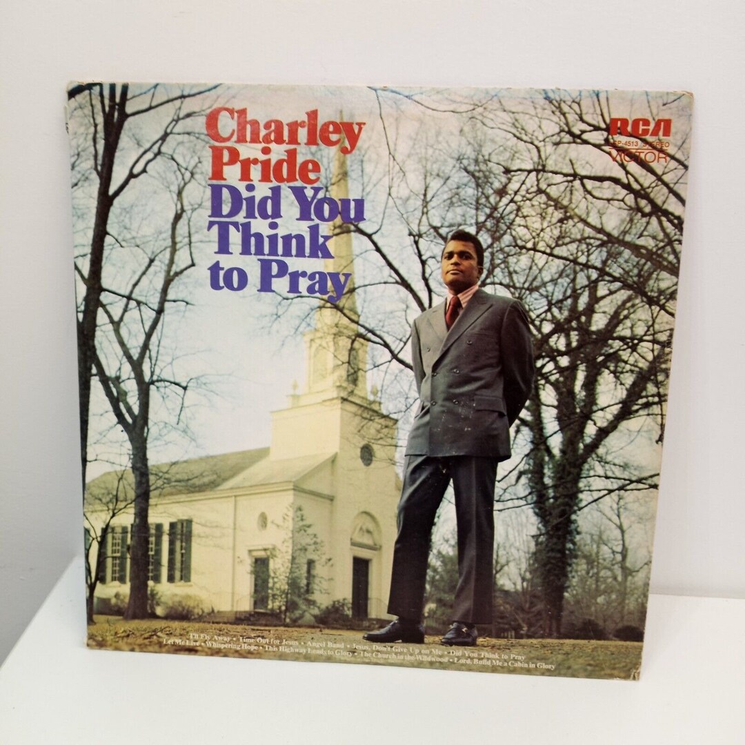 Vintage Charley Pride Did You Think to Pray Vinyl Record Album RCA - Etsy