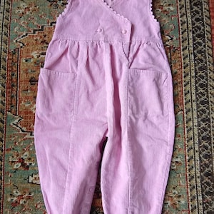 Vintage style corduroy Overalls. 24 months. Christmas outfit.