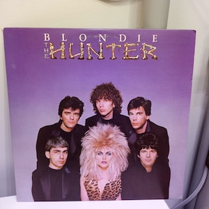 Vintage Blondie The Hunter Vinyl Record Album LP