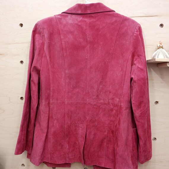 Women s Dialogue SUEDE Blazer Jacket Coat Size Large. QVC Etsy