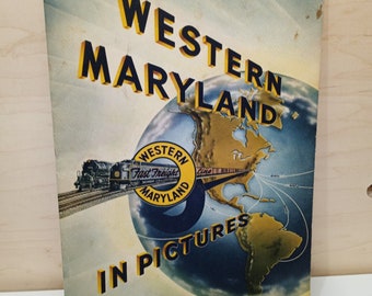 Vintage Western Maryland In Pictures Softcover Book Or Pamphlet