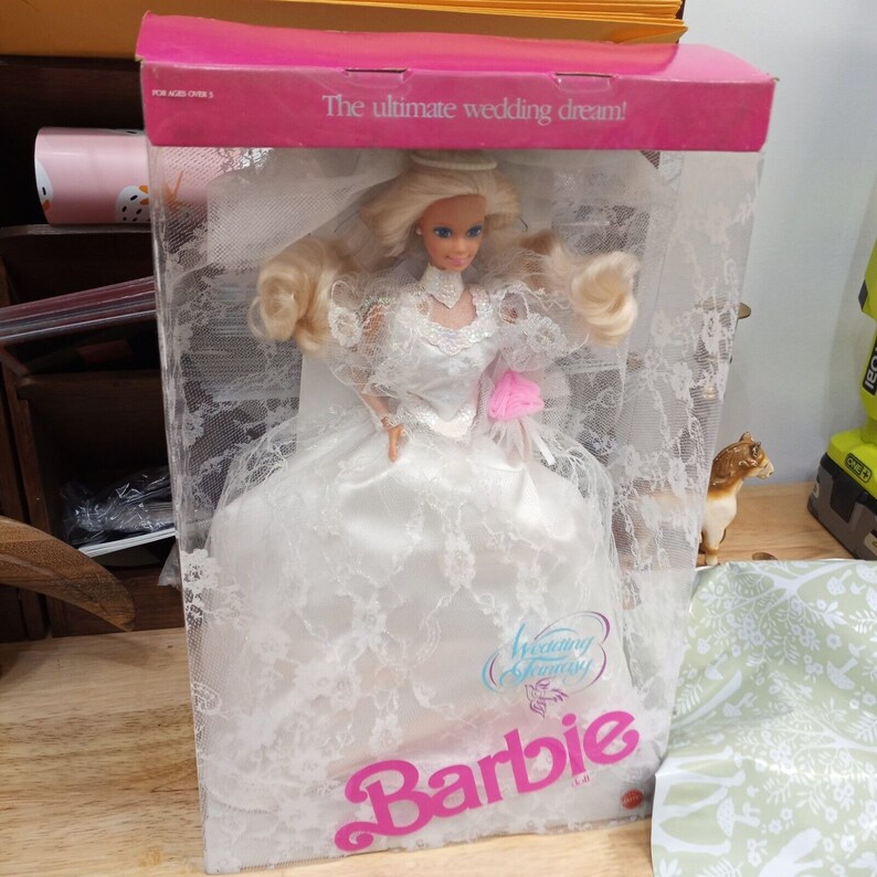 Vintage Wedding Fantasy Barbie Doll. Bridal Bride Mattel. - Etsy