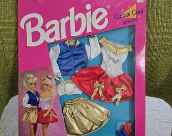 Vintage 1993 BARBIE Casual Cool Fashions SET OF 2 Clothing Outfits