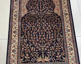 Hereke Silk Rug 32 Inches X 20 Inches 80 X 50 Cm Vintage Etsy