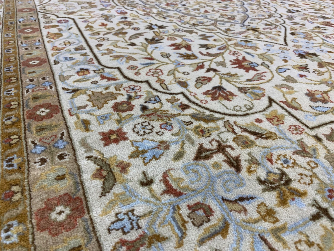 Handmade Fine Kashmir Wool RugMuted colored handmade Etsy