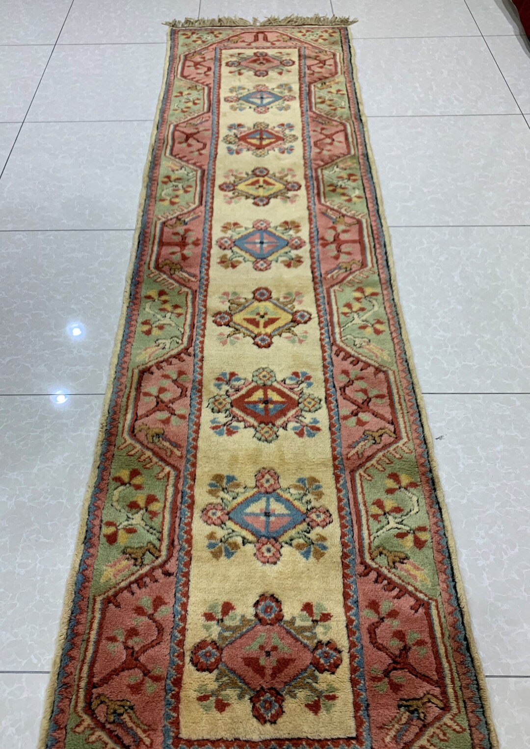 Wool Runner Rug Natural Handmade Pure Wool Milas Runner,natural Color Runner,hallway Rug ...