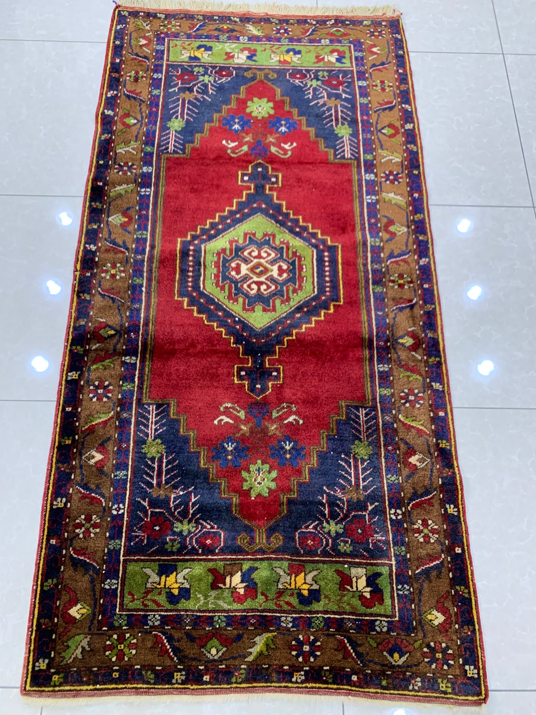Handmade Pure Wool Yahyalı Rug,vintage Rug,area Rug,kayseri Rug,turkish ...