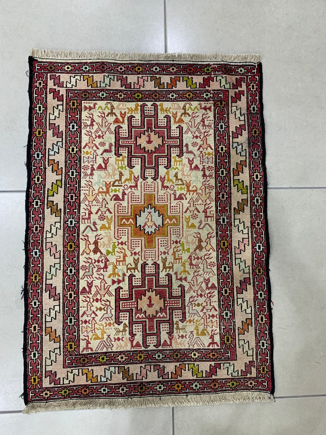 Silk Shahsevan Sumak Rug Handmade Pure Silk Sumak Rug.turkish Rug,silk Rug,turkish Silk Rug,silk ...