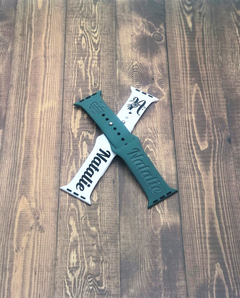 Custom Watch Bands Personalized Watch Bands Monogram Watch Etsy