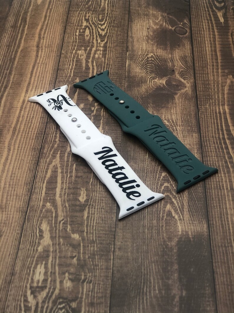Custom Watch Bands Personalized Watch Bands Monogram Watch Etsy