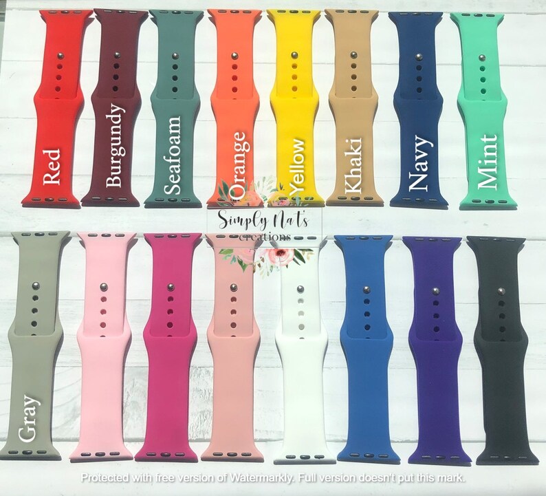 Custom Watch Bands Personalized Watch Bands Monogram Watch Etsy