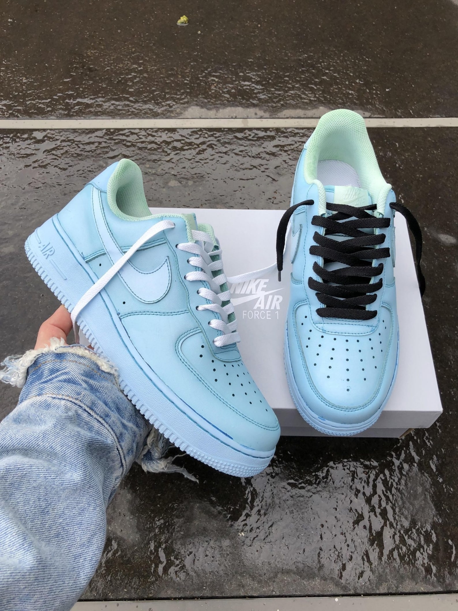 dyed air force 1