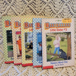 The Babysitters Books #s 1, 2, 3, 5 & 13 Plus Bonus Book - 1980&#39;s