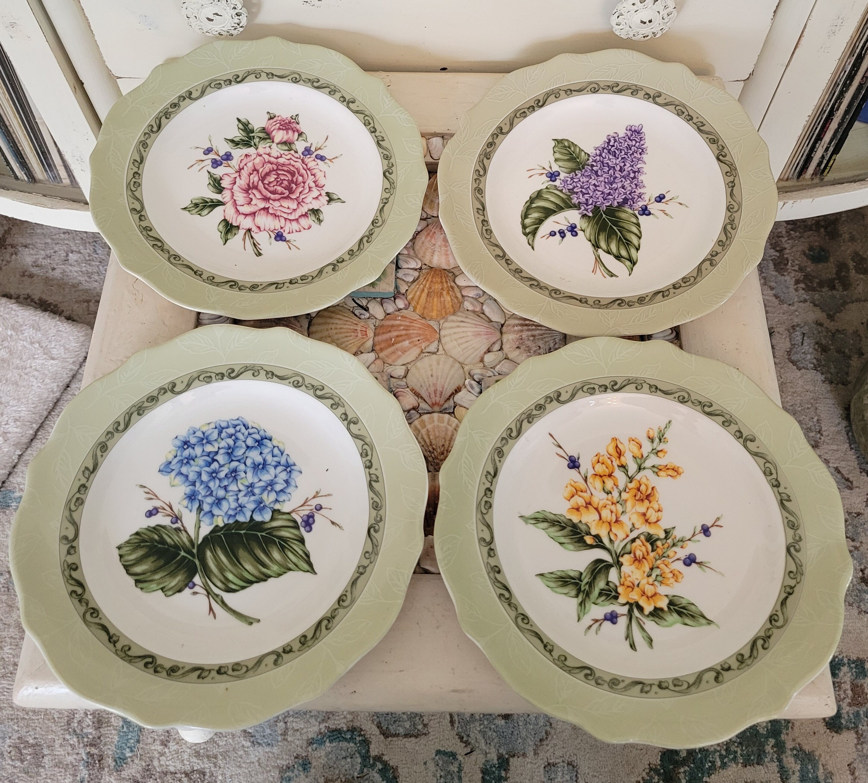 Princess House vintage Garden Luncheon Plates Etsy
