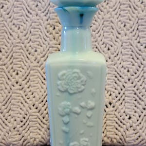 Jim Beam Jadeite Milk Glass Liquor Decanter with Stopper - 1972