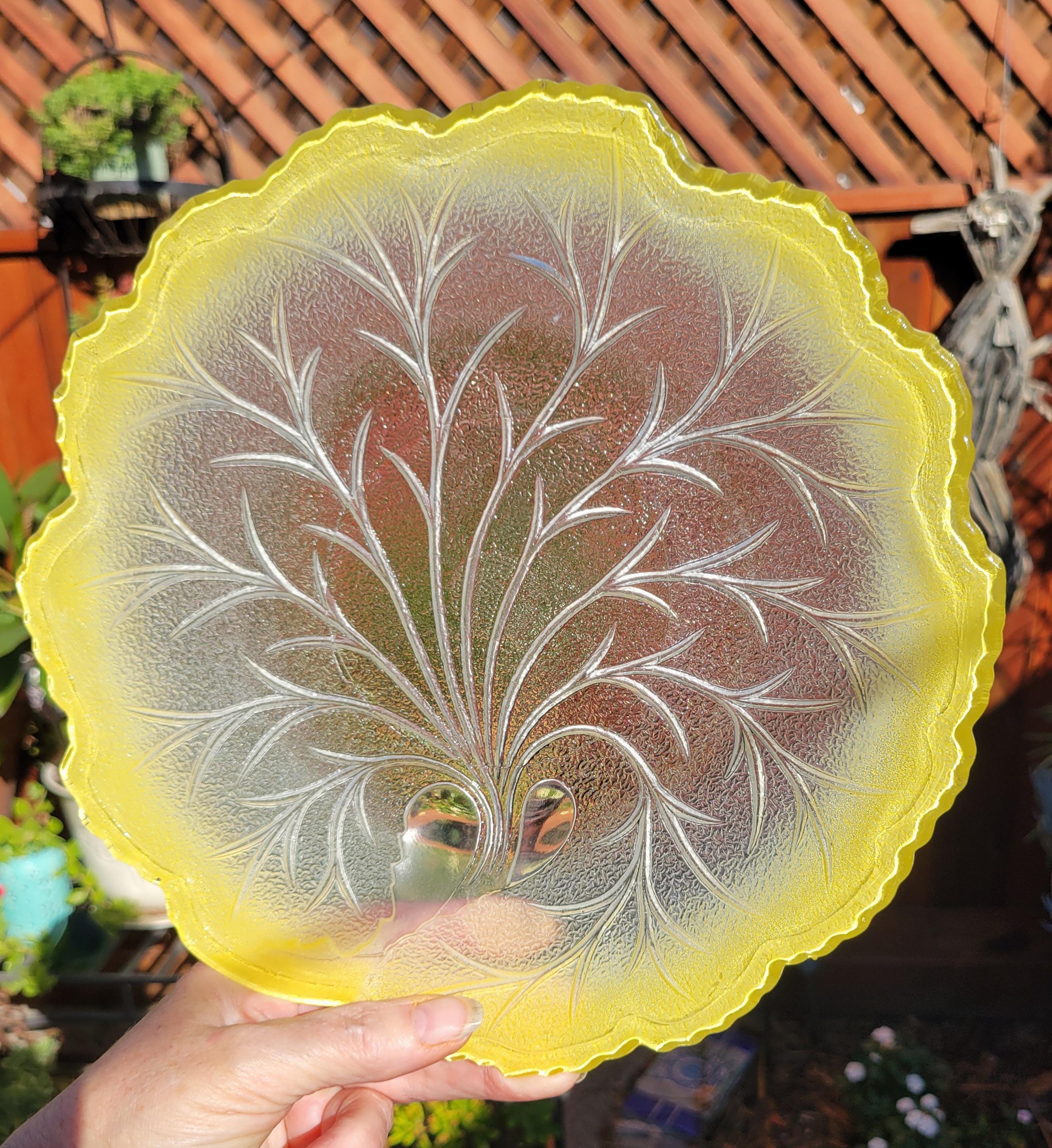 Glass Leaf Plate - Etsy Glass Leaf Plate - Etsy